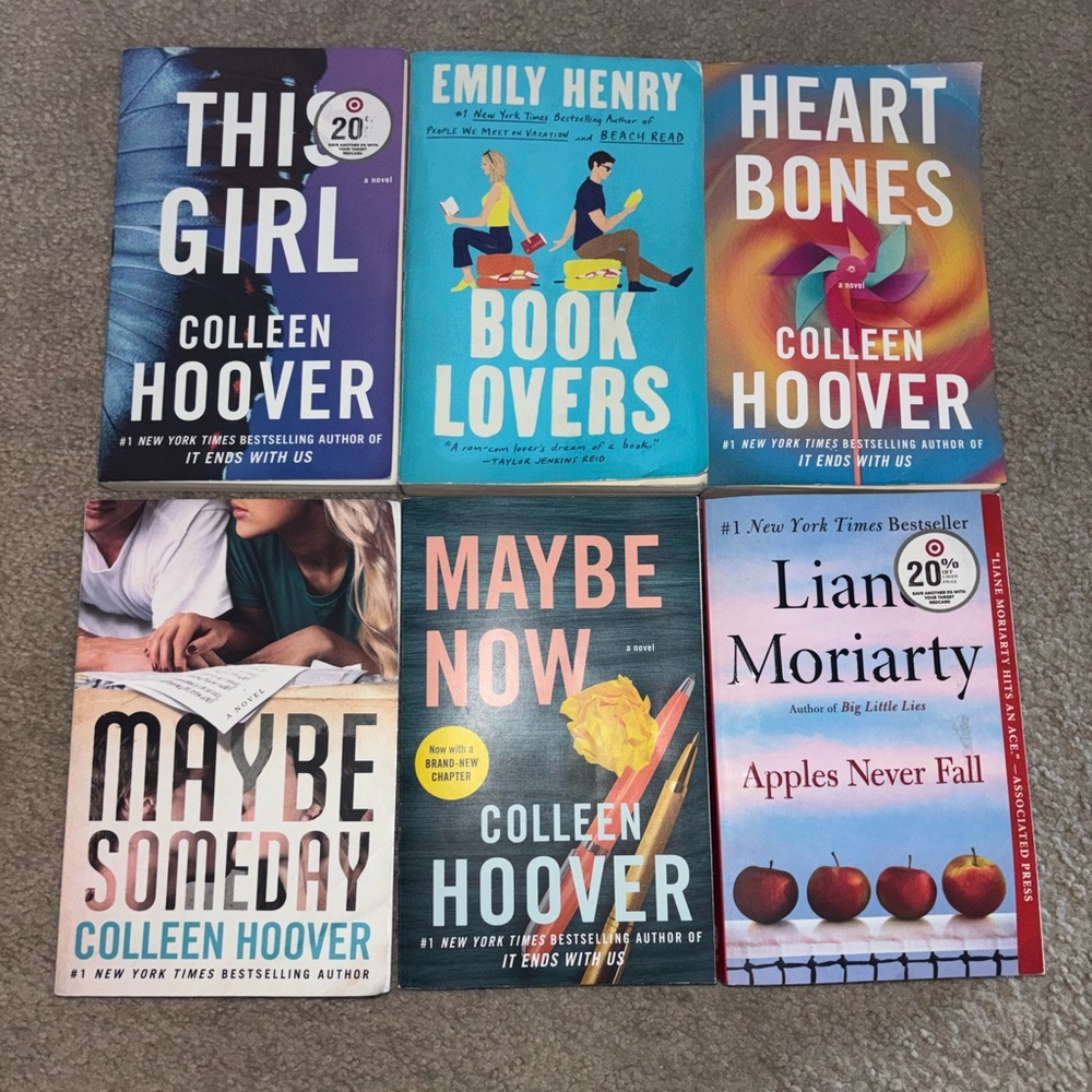 6 Books for $40